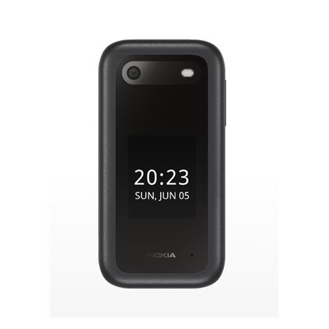 Nokia | 2660 Flip | Black | 2.8 "" | TFT LCD | 240 x 320 | Unisoc | 0.128 GB | Dual SIM | Nano-SIM | Yes | Main camera 0.3 MP | - 2